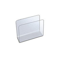 Azar Acrylic Desk File Holder, Clear, 8" x 3.25" x 6.5", 4/Pack (255082)-Designed to easily access files