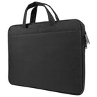 Vangoddy mPaneki Shoulder Carrying Bag Briefcase For 15.6" Laptop - Black-Hideaway handles neatly tuck into case when not in use