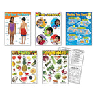 TREND enterprises, Inc. Healthy Living Learning Charts Combo Pack, 5 Pack-Subject: Classroom resources