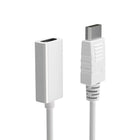 NXT Technologies NX50715 0.5' DisplayPort/HDMI Audio/Video Adapter - White-Cable length: 6"