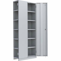 Metalware RL013 Boltless Shelving Unit, 7-Shelves, 36" x 18" x 76", Light Grey-Adjustable shelving system that provides high strength, yet economical storage capacity for your needs