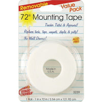 Miller Studio Removable Magic Mounting Tape, 6 Pack (MIL3239)-Removes cleanly without damaging walls