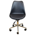 Uncaged Ergonomics Active Task Wobble Chair, Black-Black Frame, Black PU Cushion