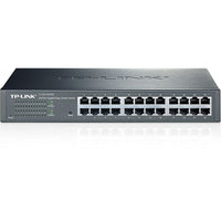 TP-LINK 24-Port Gigabit Easy Smart Switch (TL-SG1024DE)-The tl-sg1024de 24-port gigabit easy smart switch is an ideal upgrade from an unmanaged switch, designed for small and medium business networks that require simple network management