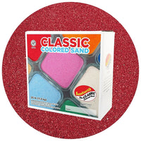Sandtastik Classic Coloured Sand, 25 lb (11.3 kg) Box, Fuschia-Fine grain with natural sparkle throughout