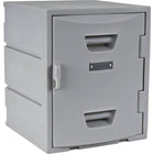 Plastic Lockers, Locker, 15-18" H locker (usually stacked 4 units high)