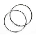 Westcott 3" Loose Leaf Rings, 10 Pack-Loose-leaf rings feature a nickel-plated finish for a professional look