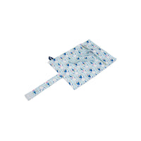 Bondstreet Reusable Placemat and Utensils - Mint Glitter Unicorn Print-Lunch placement