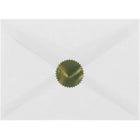 JAM Paper Circle Label Wafer Seal with Serrated Edges - Gold-Colour: Gold, Ship in style or use colour coding to stay organized with colourful sticker seals