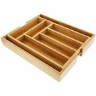 Heim Concept Bamboo Expandable 6 - 8 Slots Utensils Organizer-This tray is custom designed and built to fit most standard drawers