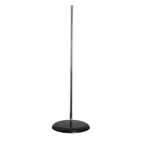 Meto Turn-O-Matic Floor Stand for D900 Dispenser, Black Base with Chrome Pole (100005010)-Floor Stand for Meto Turn-O-Matic D900 dispenser