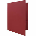 JAM Paper Premium Paper Cardstock Two Pocket Presentation Folders, Dark Red, 12 Pack (2166613305g)-4