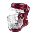 Kenmore Elite Ovation Stand Mixer with Pour-In Top - 5 qt - Burgundy-Low energy, high output LED light illuminates bowl and contents so you can easily check your mixing progress