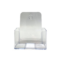 Futech Literature Holder - Acrylic - 6" W x 7.5" H x 3.5" D - 2 Pack (CTS0204)-Number of Slots: 1