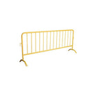 Zenith Safety Portable Barriers, Interlocking, 102" L x 40" H, Yellow-Colour: Yellow