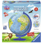 Ravensburger Children's World Globe 180-Piece 3D Puzzle - English Edition-Display and admire your creation, or disassemble and build again!