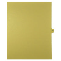 Mark Maker Legal Exhibit Index Tab Buff Single Tabs, 1/15th Cut, Letter Size, No Holes, Number 173, 25 Pack-Buff Single Tabs, 1/15th Cut