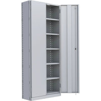 Metalware RK855 Boltless Shelving Unit, 7-Shelves, 36" x 12" x 76", Light Grey-Adjustable shelving system that provides high strength, yet economical storage capacity for your needs