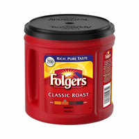 Folgers Classic Roast Ground Coffee - 816g-Medium Roast blend with smooth, balanced taste.