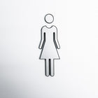 Futech SWAS003 Symbol Men/Women Washroom Sign, 2 Pack-4