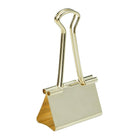 JAM Paper Binder Clips, Large, 41 mm, Gold, 12 Pack (340BCgo)-12 pack