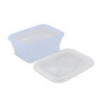Minimal Silicone Food Storage Container - Clear - 860ml - Set of 2-FDA (US) and LFGB (EU) certified