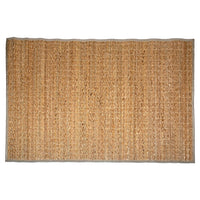 Truu Design Typha Grass Floor Mat, 48 x 72 inches, Beige-Measurement: 72"L x 48"H in dimensions