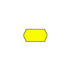 Meto 2026 2-Line Yellow Labels 1125/RL, 12 Pack-Wavy edges designed to catch customer's attention