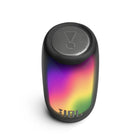 JBL Pulse 5 Portable Bluetooth Speaker with Lightshow - Black-Output power: 30W RMS for Woofer, 10W RMS for Tweeter / Frequency response: 58Hz - 20kHz
