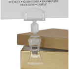 Eddie's Versa Clip Sign Holder - 2.75" L - Clear - 25 Pack (130651-25)-Plastic - Clear