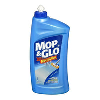 Mop & Glo Floor Shine Cleaners, 950mL-MOP & GLO Triple Action Floor Shine Cleaner is safe for use on tile, vinyl, hardwood, marble, linoleum, ceramic, and no-wax floors.