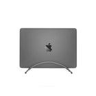 Twelve South BookArc for 2018 MacBook  - Vertical - Space Grey-Modern aluminum design blends in with decor while optimizing your full-size display's video performance and improving airflow for your MacBook.