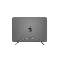 Twelve South BookArc for 2018 MacBook  - Vertical - Space Grey-Modern aluminum design blends in with decor while optimizing your full-size display's video performance and improving airflow for your MacBook.