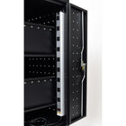 Luxor (LLTP18-B) 18 Laptop/Chromebook Computer Charging Cart, Black-Includes four 4" casters, two with locking brakes, for easy maneuverability and stability