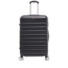 TOSCANO EMINENTE 20" Hardside Carry On Luggage - Black-Designed in Italy