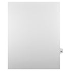 Mark Maker Legal Tabs - Letter Size - White - 1/25th cut - 25 tabs per package - 5 packages Pack - Number 169-White Single Tabs