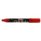 JAM Paper Marvy Uchida Liquid Chalk Markers Erasable Dustless - Broad Point - Red-Red Chalk Marker