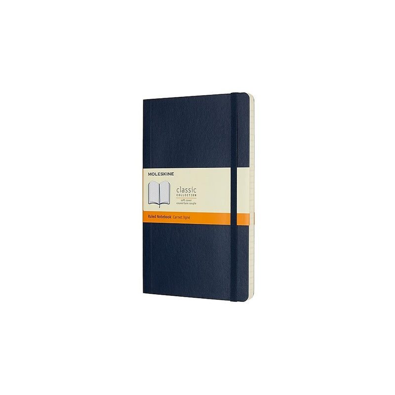 Moleskine Large Notebook – Ruled – 96 Sheets – Sapphire Blue