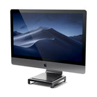 Satechi Type-C iMac Monitor Stand Hub, Space Grey-Its unique, ergonomic design raises your monitor screen (1.63 inches) to an optimal viewing height for a comfortable working environment. By lifting your eye level, the stand helps to reduce neck strain and encourage better posture when working for extended periods of time. Top surface area: 71.65 inches