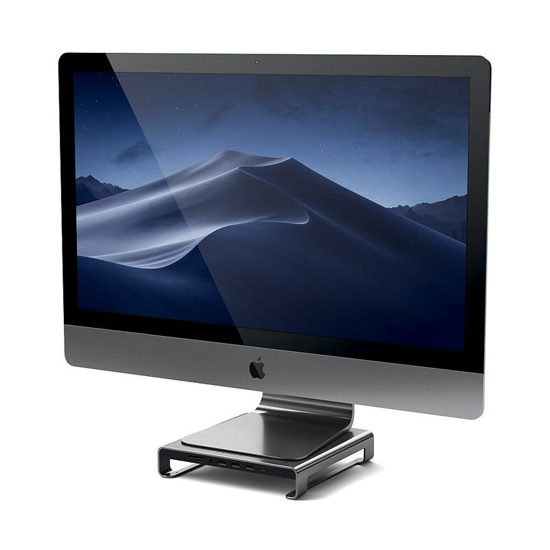 Satechi Type-C iMac Monitor Stand Hub, Space Grey | staples.ca