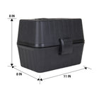Koolatron 12V Lunchbox Stove-Easy cord wrap and storage