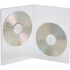 Staples Double Slim DVD Cases, Clear, 20 Pack-Double DVD cases