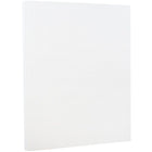 JAM Paper Strathmore Cardstock, 8.5 x 11, 88lb Bright White Laid, 250 Pack (301005B)-Size: 8-1/2" x 11"