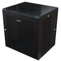 StarTech 12U Wall-Mount Server Rack Cabinet, 24" Deep, Hinged (RK1224WALHM)-Save space by wall-mounting your servers or networking equipment