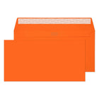Blake Creative Color Bright Orange Invitation Envelopes - 4 1/2" W x 9" L - Pumpkin Orange - 25 Pack-Pumpkin Orange