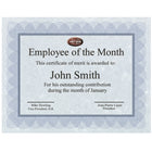 St. James Regent Certificates - Letter Size - 24 lbs. Bond Paper - 8 1/2" W x 11" L - Blue - 100 Pack-Certificate size: 8-1/2"(W) x 11"(L)