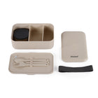 Minimal Paddy Fiber Bento Box V2 - Set of 2-Microwave safe and top shelf dishwasher safe