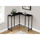 Monarch Specialties 2157 Accent Table - 36"L/Black/Black Corner Console-Product dimensions: 32" H x 36" L x 36" W