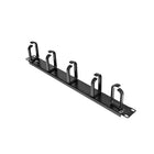 StarTech Metal Rackmount Cable Management Panel, 1U 19"-Versatile cable management, with adjustable / removable cable loops