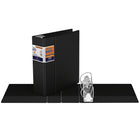QuickFit Deluxe Heavy-Duty Commercial Binder, 4" Quickload Locking "D" Rings, Black-Unique dual-hinge design saves up to 20% of shelf space